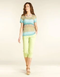 Corsaire Stretch Pomme -Meilleur Vêtement Magasin image3 21ec2407188