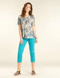 Pantacourt Léger Bleu 10 Pantacourt Léger Bleu -Meilleur Vêtement Magasin image3 21ec2413081