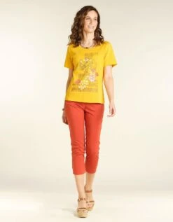 Pantacourt Léger Tomette -Meilleur Vêtement Magasin image3 21ec2414040