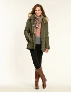 Doudoune Longue Kaki -Meilleur Vêtement Magasin image3 21hc4675057