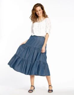 Jupe Longue à Volants -Meilleur Vêtement Magasin image3 22ed0073086