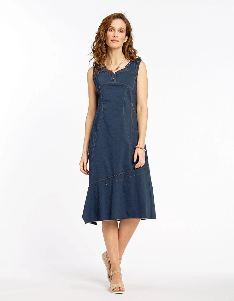 Robe Ultra Légère Marine 5 Robe Ultra Légère Marine – Image 3