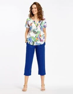 Blouse 100% Lin Imprimée -Meilleur Vêtement Magasin image3 22ed0503271