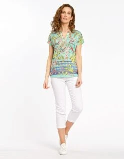 T-shirt Vert Floral -Meilleur Vêtement Magasin image3 22ed0551050
