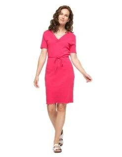 Robe Fuchsia 100% Coton -Meilleur Vêtement Magasin image3 22ed0923077