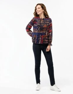 Blouse En Voile Imprimée -Meilleur Vêtement Magasin image3 22hd2346005