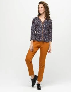 Jegging 7/8 Coton Ocre -Meilleur Vêtement Magasin image3 22hd2488098