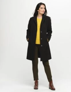 Manteau Laine Marron -Meilleur Vêtement Magasin image3 22hd2585022