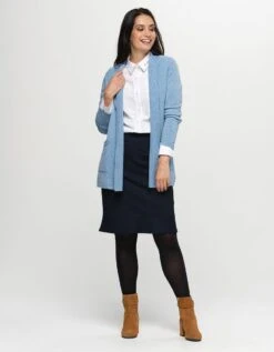 Jupe Chic Noir Bleu -Meilleur Vêtement Magasin image3 22hd2710254