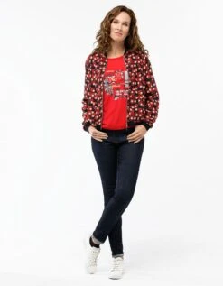 T-shirt Rouge Imprimé -Meilleur Vêtement Magasin image3 22hd2755010