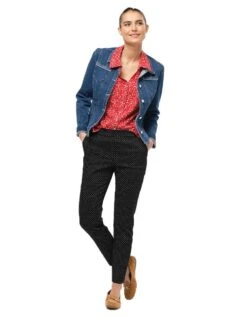 Jegging Noir à Pois Coton -Meilleur Vêtement Magasin image3 23ed4473016