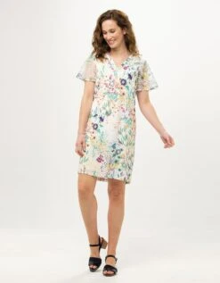 Robe Chic Blanche Motifs -Meilleur Vêtement Magasin image3 23ed4488005