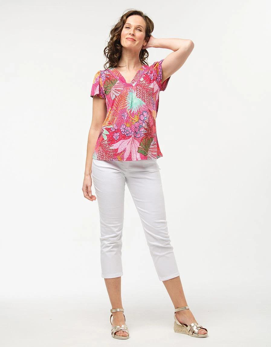 T-shirt Tropical Fuchsia 5 T-shirt Tropical Fuchsia – Image 3