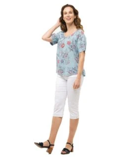 Blouse Lyocell Bleu Ciel -Meilleur Vêtement Magasin image3 23ed4667086