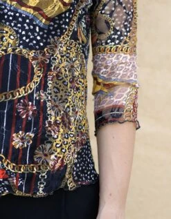 T-shirt Résille Noir -Meilleur Vêtement Magasin image4 19hb2547005