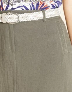 Jupe Droite Kaki -Meilleur Vêtement Magasin image4 20eb4272057