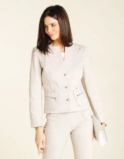 Veste Chic Beige -Meilleur Vêtement Magasin image4 20eb4565066