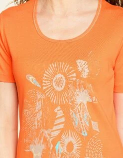 T-shirt 100% Coton Orange 10 T-shirt 100% Coton Orange -Meilleur Vêtement Magasin image4 20eb4800040