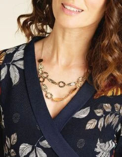 Tunique Cache Coeur Bleue -Meilleur Vêtement Magasin image4 20hc0165021