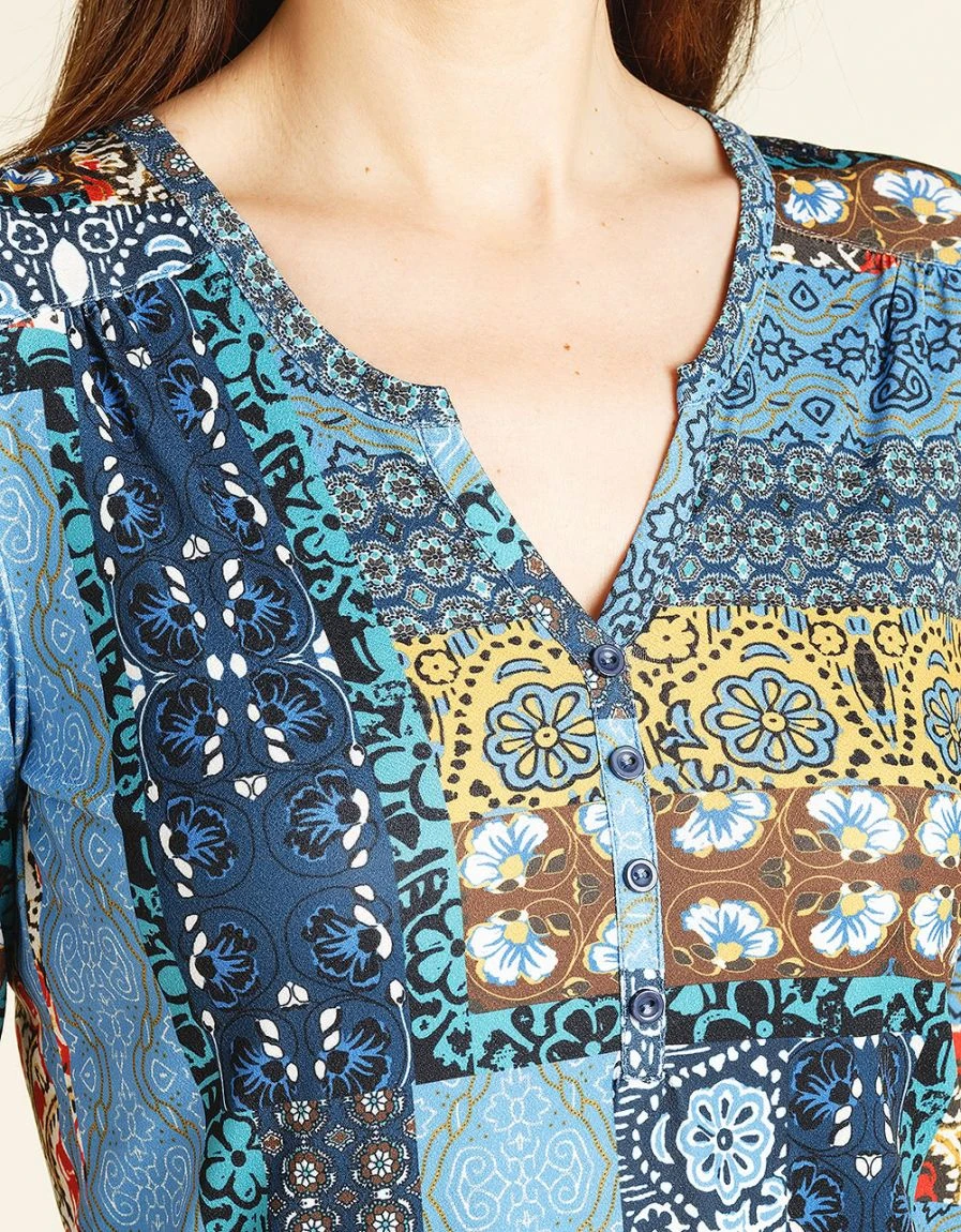 Top Imprimé Bleu 6 Top Imprimé Bleu – Image 4