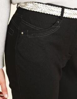 Pantalon Milano Noir 7/8e 10 Pantalon Milano Noir 7/8e -Meilleur Vêtement Magasin image4 20hc0528020