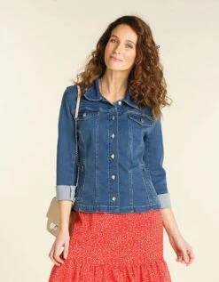 Veste En Jean Stretch 12 Veste En Jean Stretch -Meilleur Vêtement Magasin image4 21ec2147086