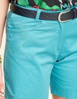 Short Coton Bleu Lagon -Meilleur Vêtement Magasin image4 21ec2400081