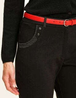 Pantalon 7/8 Noir Slim -Meilleur Vêtement Magasin image4 21hc4357020