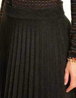 Jupe Longue Chaude Noire -Meilleur Vêtement Magasin image4 21hc4541020