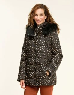 Doudoune Noire Imprimée 13 Doudoune Noire Imprimée -Meilleur Vêtement Magasin image4 21hc4738022