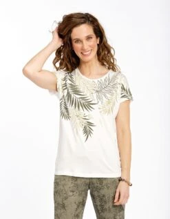 Top élegant écru Doré -Meilleur Vêtement Magasin image4 22ed0068060