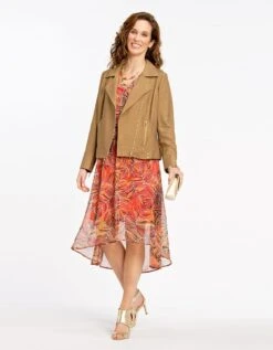 Robe En Voile Marron -Meilleur Vêtement Magasin image4 22ed0207022