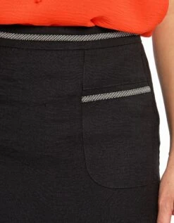 Jupe Noire Droite Chic 10 Jupe Noire Droite Chic -Meilleur Vêtement Magasin image4 22ed0763020