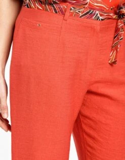 Pantacourt Chic Orange -Meilleur Vêtement Magasin image4 22ed0767010