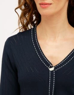 Pull Chic Bleu Marine 9 Pull Chic Bleu Marine -Meilleur Vêtement Magasin image4 22ed0775021