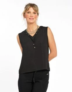 Débardeur élegant Noir -Meilleur Vêtement Magasin image4 22ed0798020