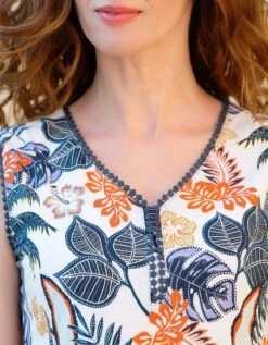 Robe Imprimée 100% Coton -Meilleur Vêtement Magasin image4 22ed0869271