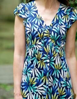 Robe Longue Bleu Vert -Meilleur Vêtement Magasin image4 22ed0911086