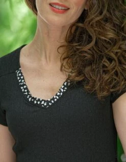 Robe évasée Noire 10 Robe évasée Noire -Meilleur Vêtement Magasin image4 22ed0920020