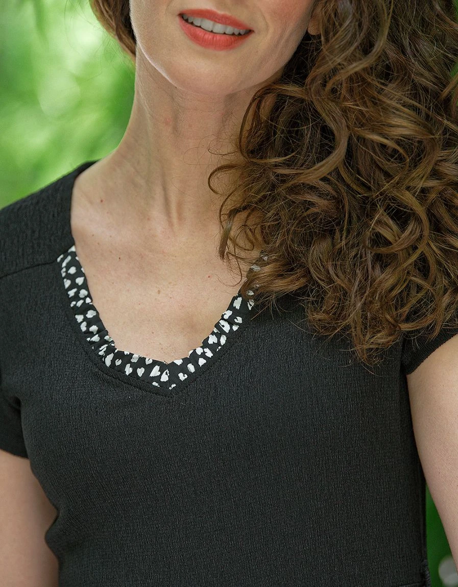 Robe évasée Noire 6 Robe évasée Noire – Image 4