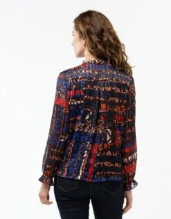 Blouse En Voile Imprimée -Meilleur Vêtement Magasin image4 22hd2346005