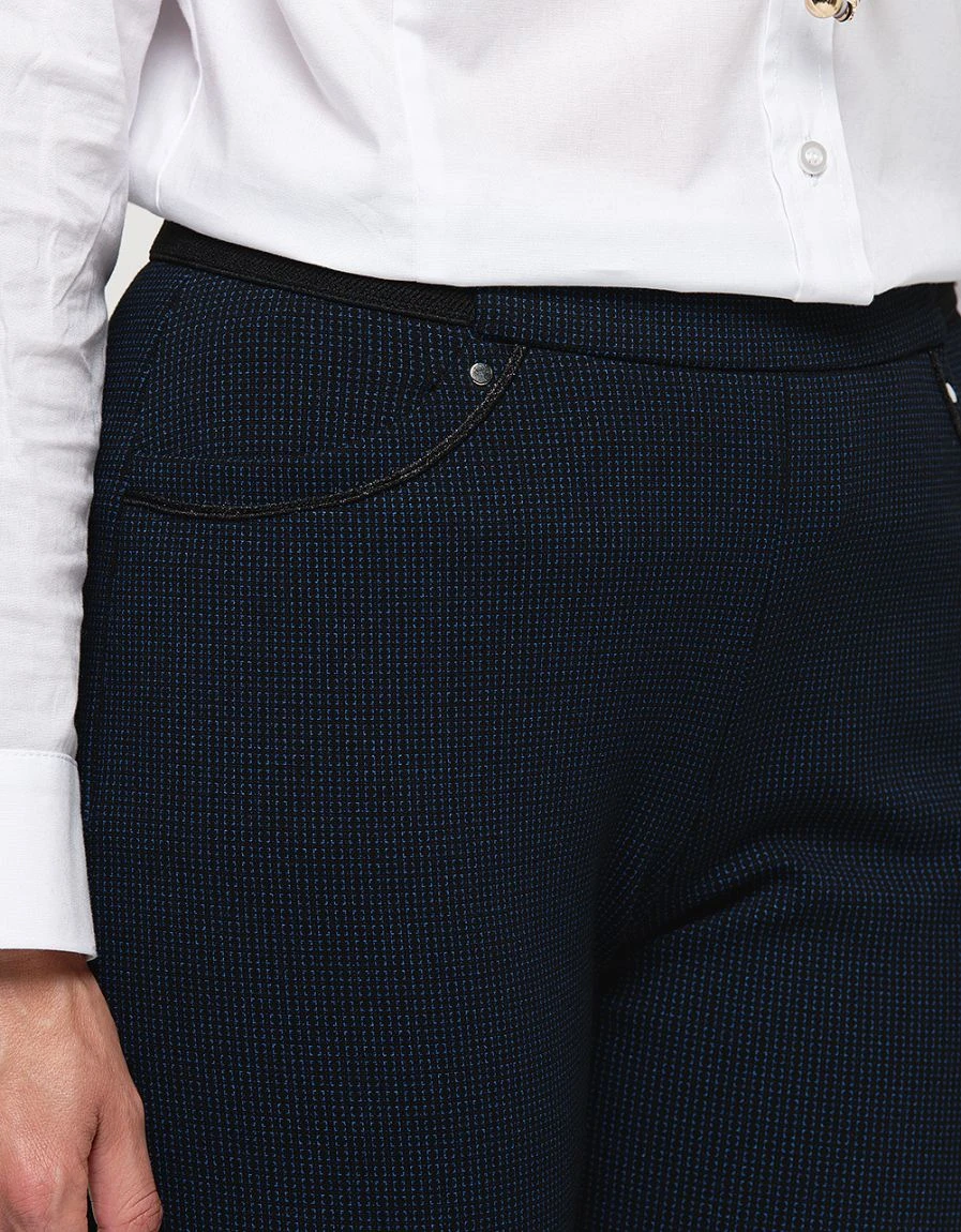 Jegging 7/8e Noir Et Bleu 6 Jegging 7/8e Noir Et Bleu – Image 4