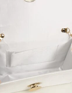 Pochette Chic Blanche -Meilleur Vêtement Magasin image4 23ec9095015