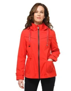 Parka Courte Rouge -Meilleur Vêtement Magasin image4 23ed4045010