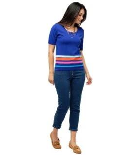 Pull Maille Bleu Roi -Meilleur Vêtement Magasin image4 23ed4232086