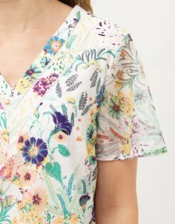 Robe Chic Blanche Motifs -Meilleur Vêtement Magasin image4 23ed4488005