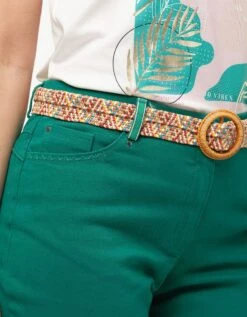 Jean Slim Coton Vert -Meilleur Vêtement Magasin image4 23ed4732050