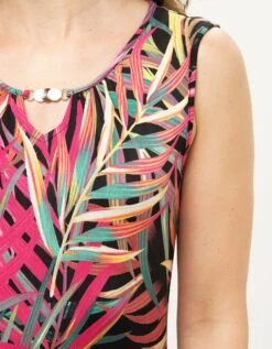 Robe Rose Palmier -Meilleur Vêtement Magasin image4 23ed4789257