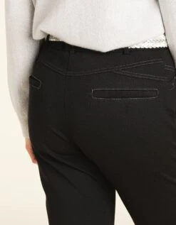 Pantalon Milano Noir 7/8e 11 Pantalon Milano Noir 7/8e -Meilleur Vêtement Magasin image5 20hc0528020