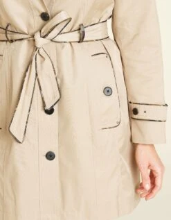 Trench Mi-long Beige -Meilleur Vêtement Magasin image5 20hc0597066